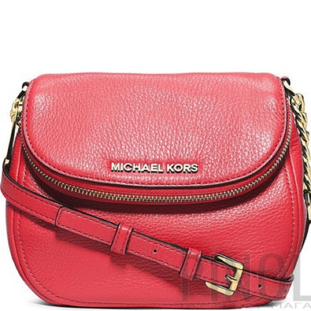 MICHAEL KORS BEDFORD CROSSBODY/SHOULDER LEATHER BAG. - Picture 4 of 16